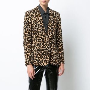 Cheetah-Print Blazer